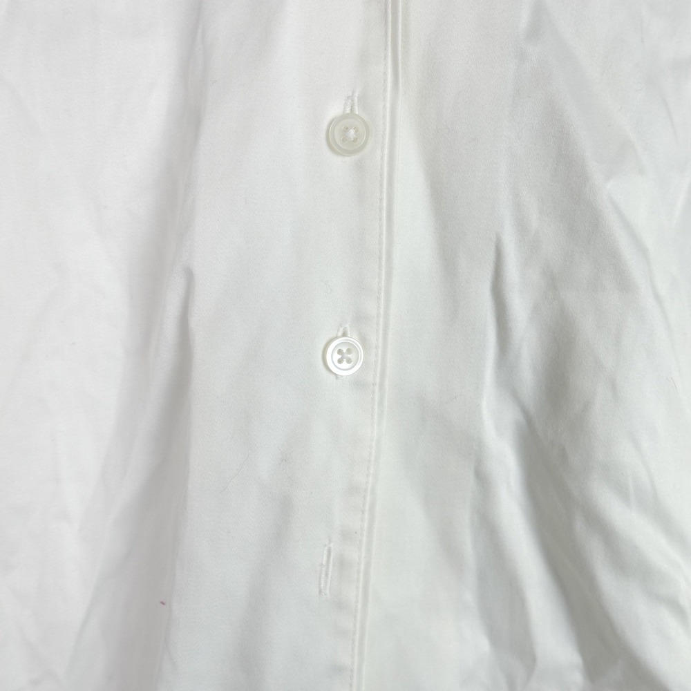 Coldwater Creek Button Up Blouse Womens 3X White Long Sleeve Classic Workwear - Picture 3 of 5